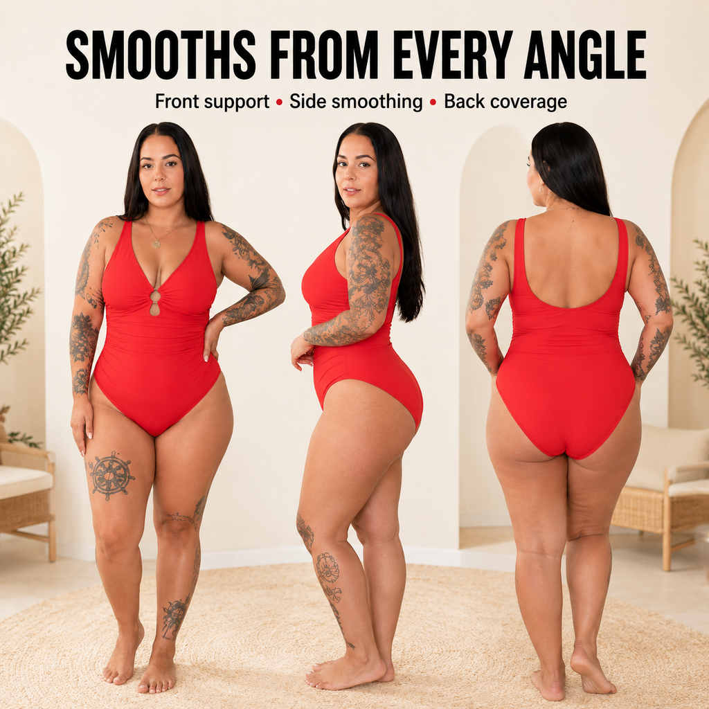 The CurveLock Sculpting One-Piece Bathing Suit
