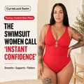 The CurveLock Sculpting One-Piece Bathing Suit